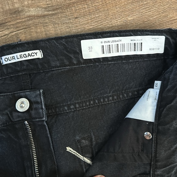 Our Legacy black embroidered jeans.Great cond - Picture 4 of 6